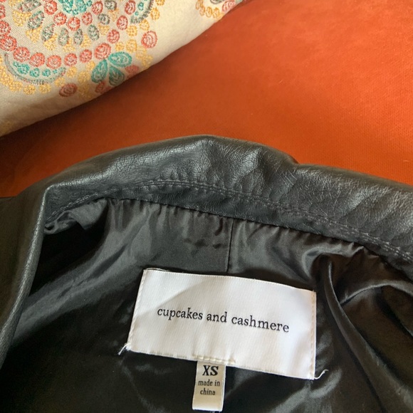 Cupcakes and Cashmere Faux Leather Moro Jacket - Picture 3 of 9